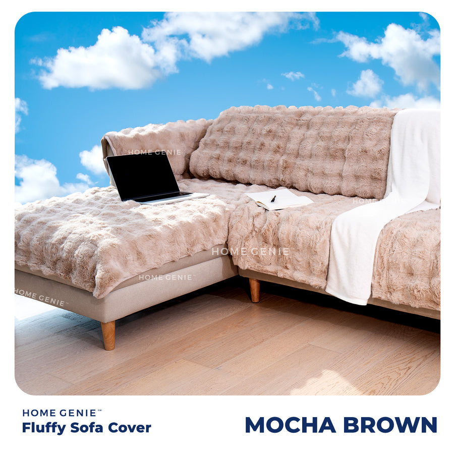 Home Genie's Fluffy Sofa Cover