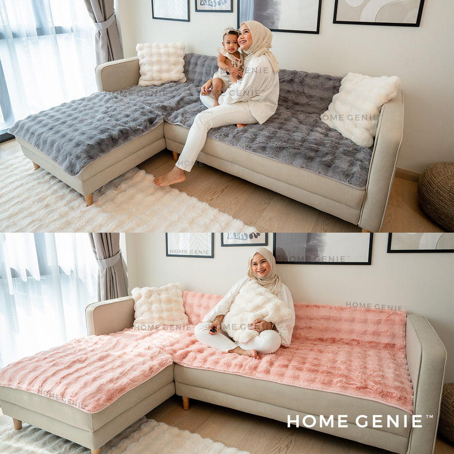 Home Genie's Fluffy Sofa Cover